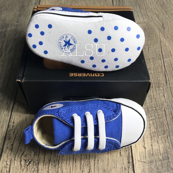 Converse Ctas First Star Easy Slip Hi Oxygen Blue - Picture 6 of 7